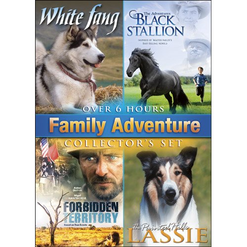 Family Adventure: White Fang / The Adventures of Black Stallion / Forbidden Territory / Lassie poster