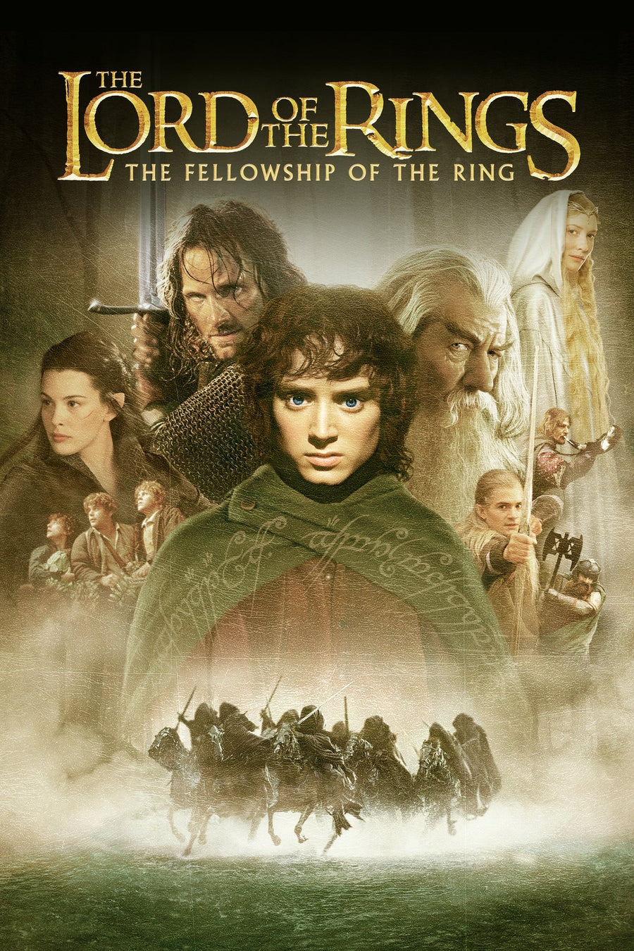 Lord of the RIngs Fellowship of the Ring (2001) poster