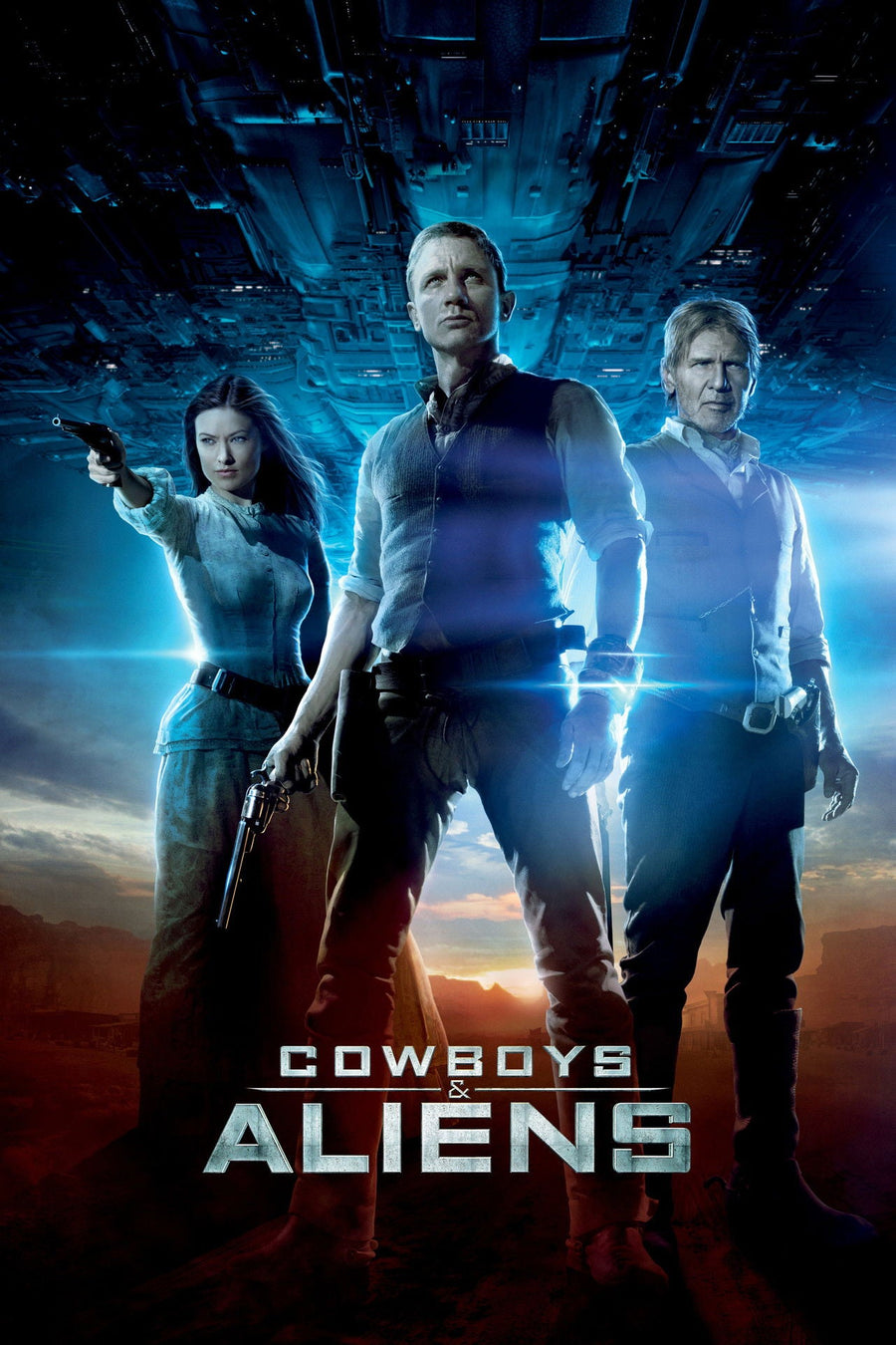 Cowboys and Aliens (2011) poster