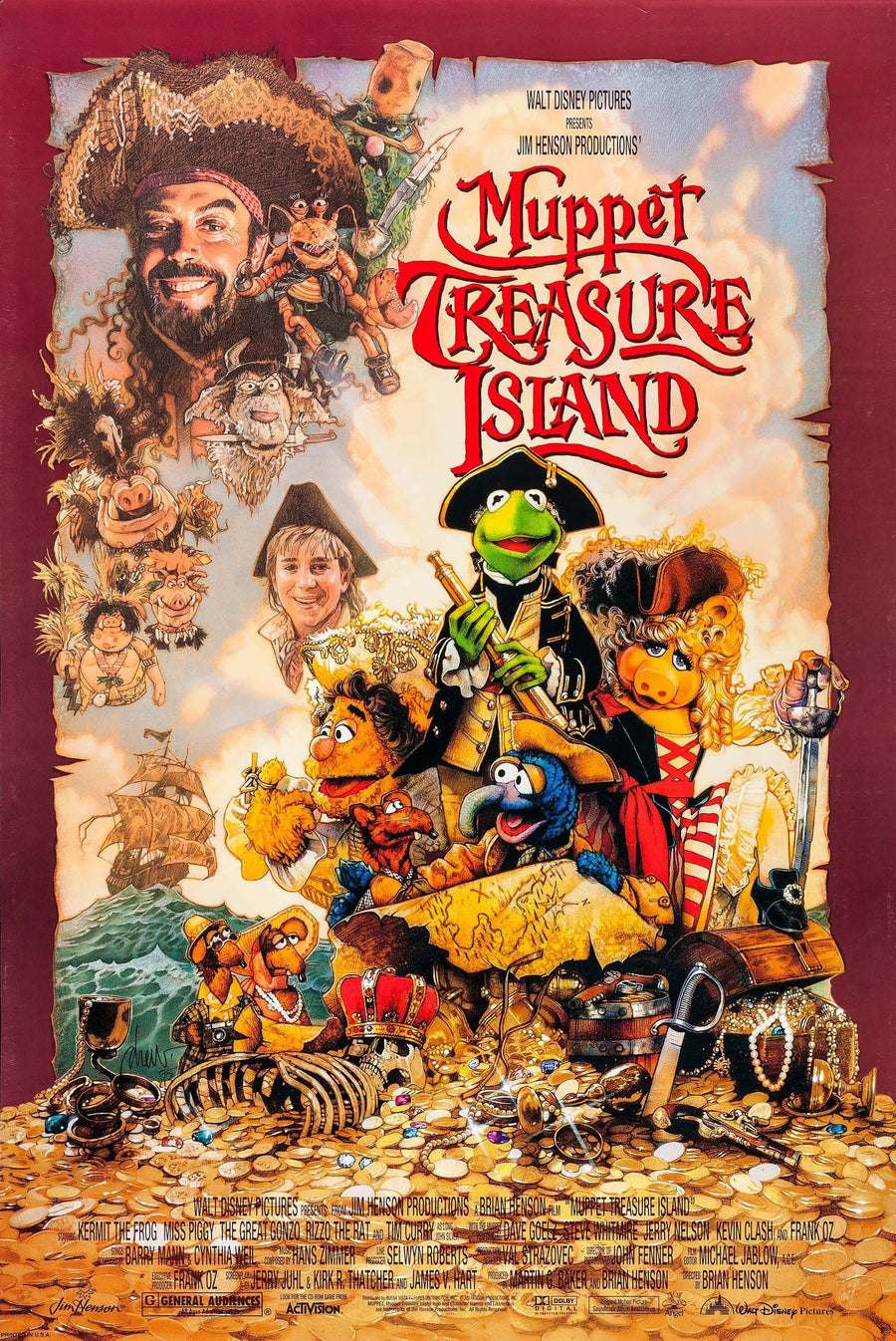 Muppets Treasure Island poster