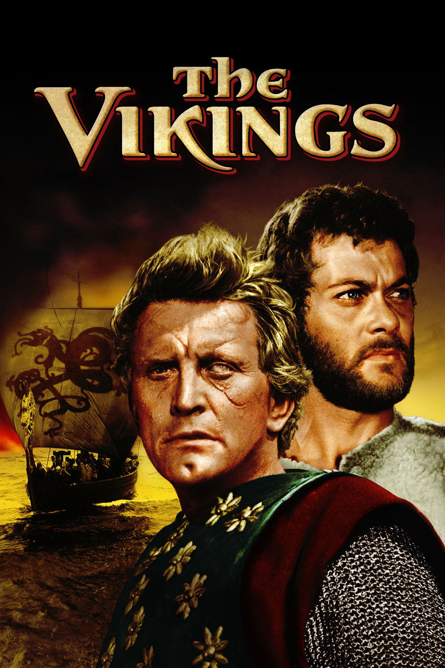 The Vikings (1958) poster