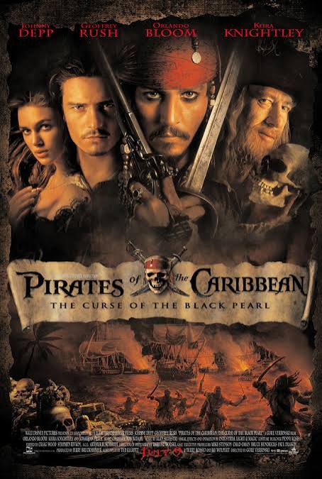 Pirates of the Caribbean, the Curse of the Black Pearl poster