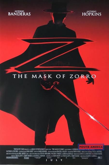 The Mask of Zorro poster