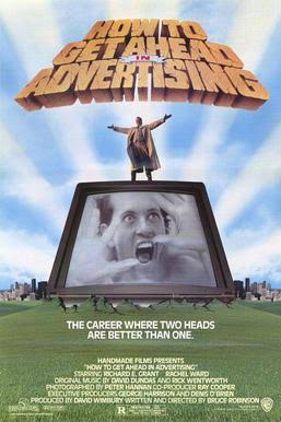 How to get Ahead in Advertising poster