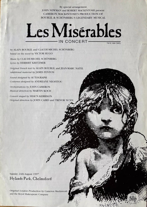 Les Miserables in Concert poster